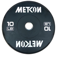 Load image into Gallery viewer, METCON Black Bumper Plates (lbs)
