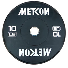 Load image into Gallery viewer, METCON Black Bumper Plates (lbs)