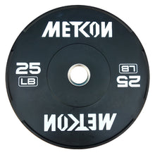 Load image into Gallery viewer, METCON Black Bumper Plates (lbs)