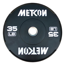 Load image into Gallery viewer, METCON Black Bumper Plates (lbs)