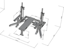 Load image into Gallery viewer, METCON MET-XT Granite Power Lifting Competition Rack
