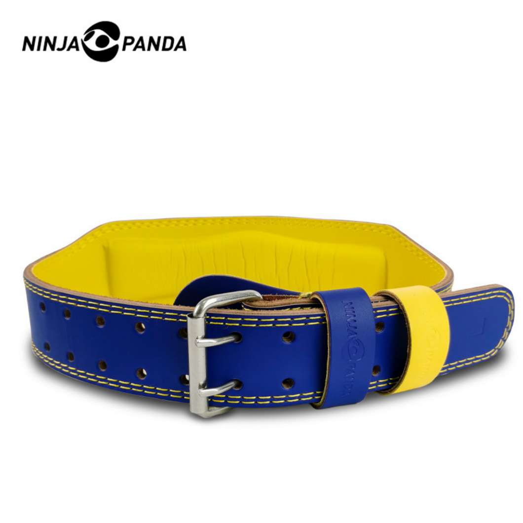 NINJA PANDA Leather Weightlifting Belt