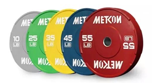 METCON Colored Bumper Plates (lbs)