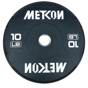 METCON Black Bumper Plates (lbs)