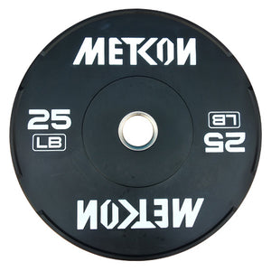 METCON Black Bumper Plates (lbs)